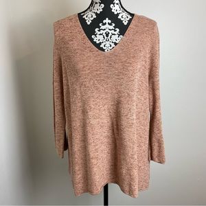 Eileen Fisher Women's V-Neck Sweater in Tan